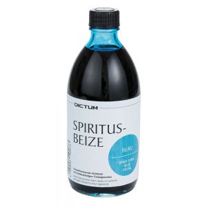 spiritusbeits blauw 250 ml fles